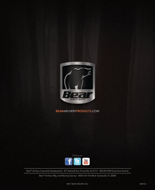 2012 Bear Archery Catalog