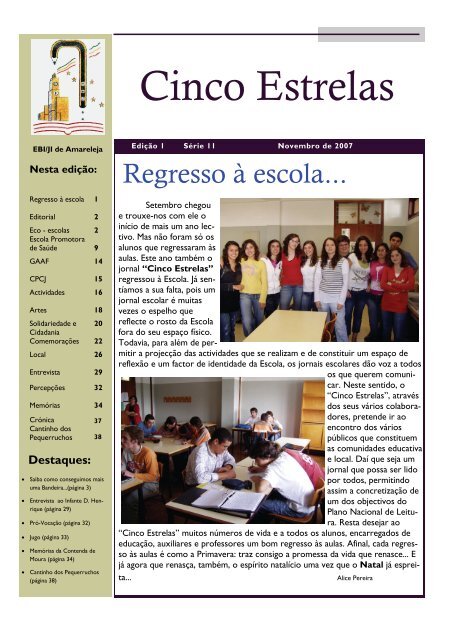 Jornal escolar 2.pub - Agrupamento de Escolas de Amareleja