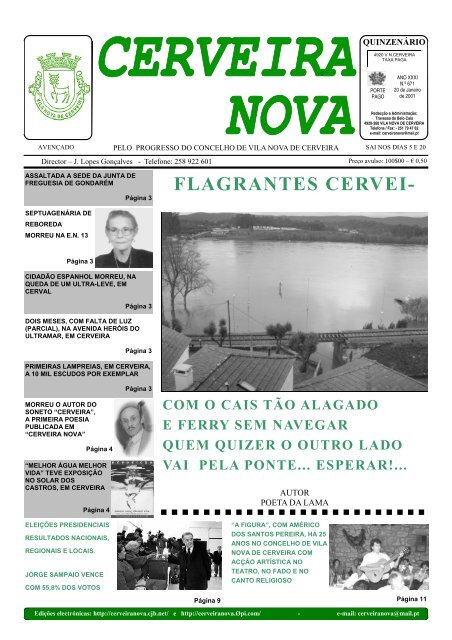 FLAGRANTES CERVEI- - Cerveira Nova