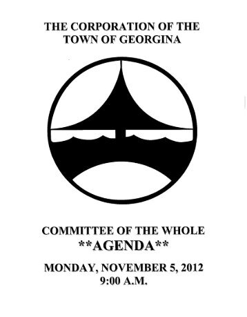 Agenda, 3.13MB - Town of Georgina