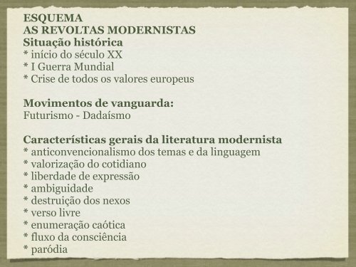 modernismo brasileiro: antecedentes de 1922 - marcelo::frizon