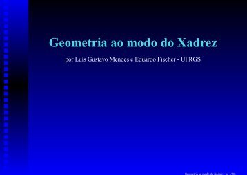 Geometria ao modo do Xadrez