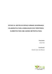 estudo 24: gestão do espaço urbano (governança ... - Cedeplar