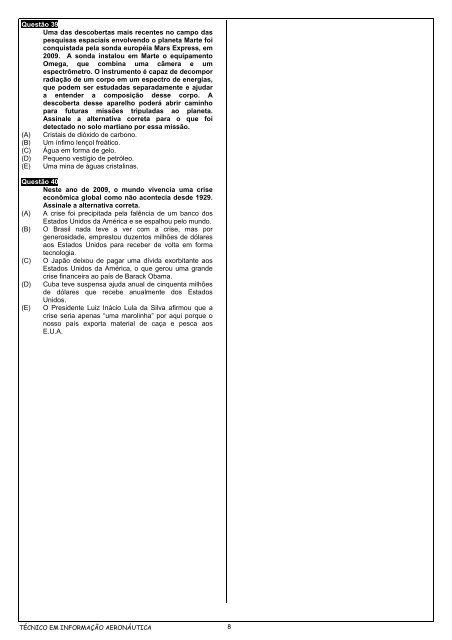 Técnico em Informação Aeronáutica