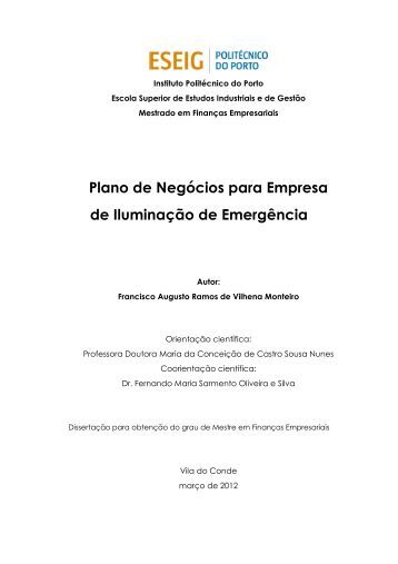 Plano de negocio empresa de software