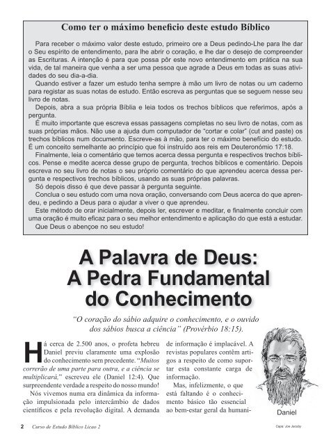 A Palavra de Deus - A Boa Nova - Uma revista de entendimento