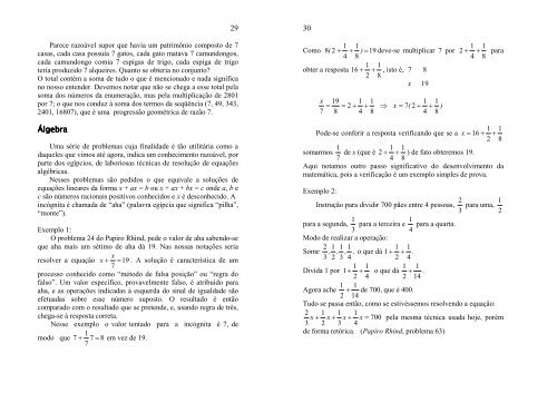 História da Matemática - Unesp