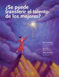 ¿Se puede transferir el talento de los mejores? - EAN