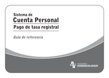 Cuenta Personal - Asociación de Escribanos del Uruguay - AEU