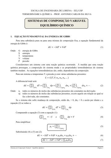 1 - Sistemas de composição variável - USP