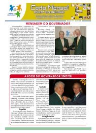 MENSAGEM DO GOVERNADOR - Distrito 4480