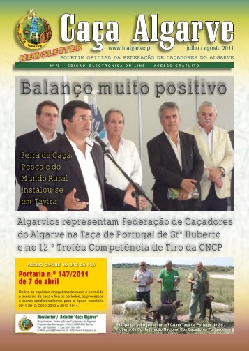a edição em formato PDF - Federação de Caçadores do Algarve
