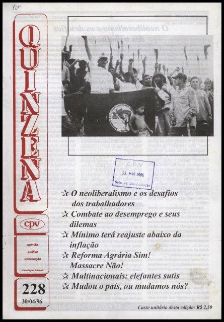 ik O neoliberalismo e os desafios dos trabalhadores ik Combate ao ...