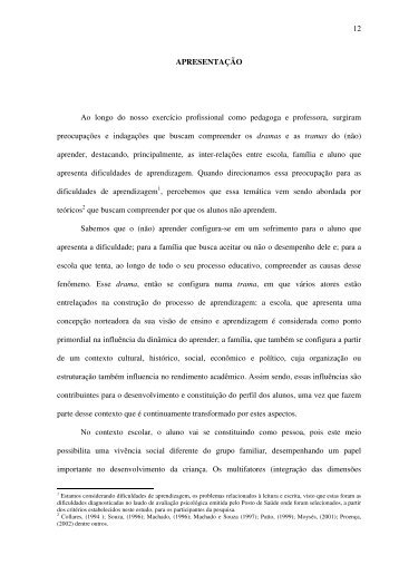 Dissertacao Rita de Cassia Dramas e Tramas do - Área Restrita ...