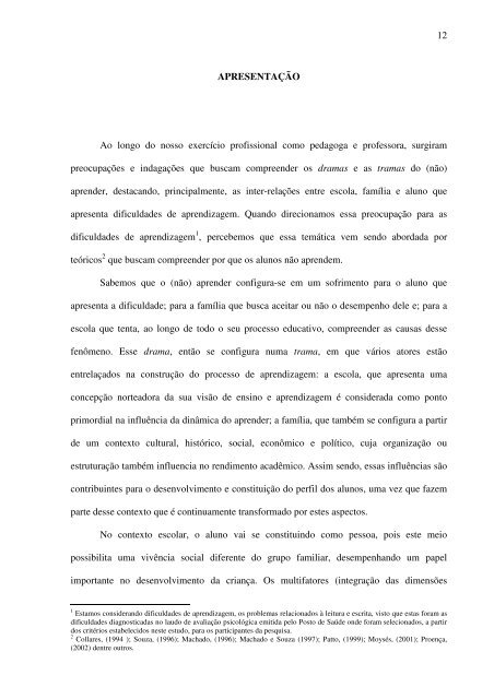 Dissertacao Rita de Cassia Dramas e Tramas do - Área Restrita ...