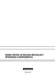 Dogma Central Da Biologia moleCular e introDução à BioinformátiCa