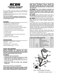 AmmoMaster® Chronograph Operating Instructions ... - RCBS