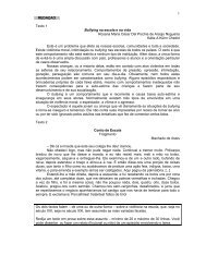 REDAÇÃO Texto 1 Bullying na escola e na vida Rosana ... - IFPA