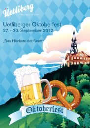 Oktoberfest Flyer - Uto Kulm