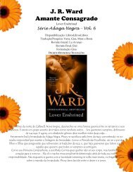 J. R. Ward Amante Consagrado