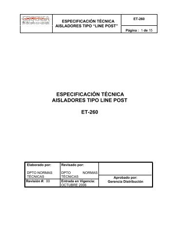 ET-260 - Codensa