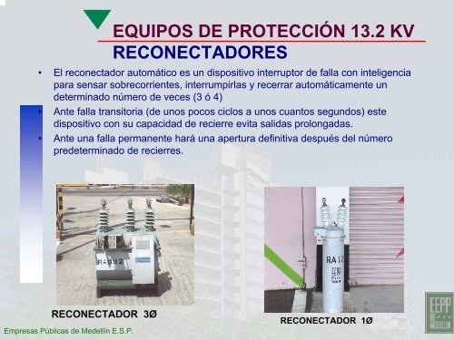 Protección del sistemas de distribución de Empresas Públicas de ...