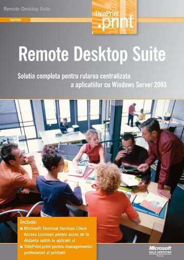 Remote Desktop Suite - ThinPrint Homepage - High-performance ...