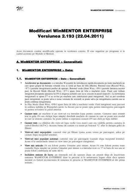 WME-versiunea 2.193_02.04.2011.pdf - WinMENTOR Enterprise