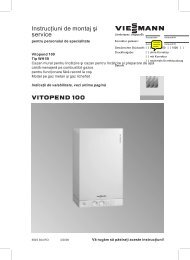 Vitopend 100 WH1B - Centrala termica