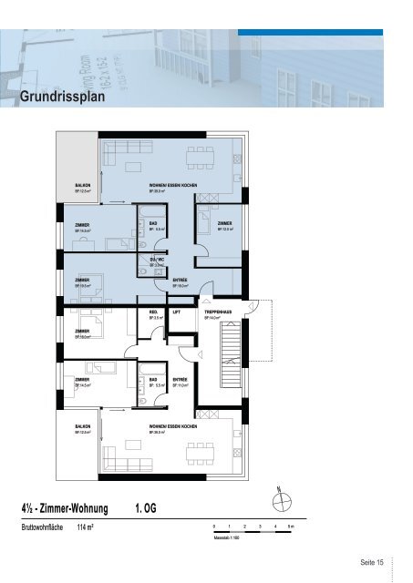 Zimmer-Wohnung EG / 1. OG - Trunz + Wirth AG