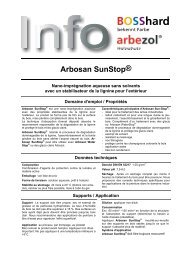 Arbosan SunStop® - Valcolor SA
