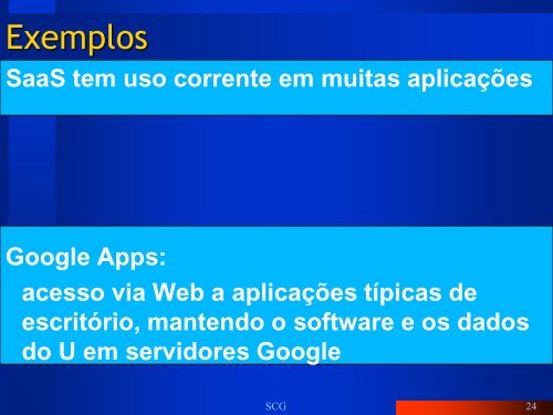 Cloud Computing (CC) - Arquitectura de Sistemas Computacionais