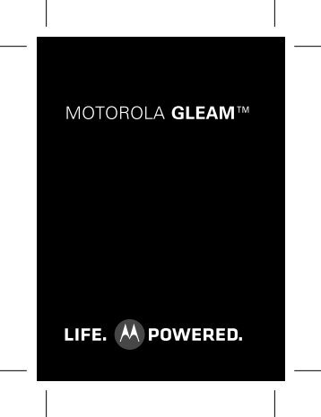 MOTOROLA GLEAM™