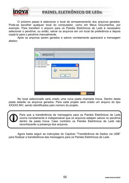 Manual Itinerário Eletrônico Inova - Inova Sistemas Eletrônicos