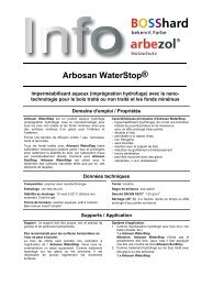 Arbosan WaterStop® - Valcolor SA