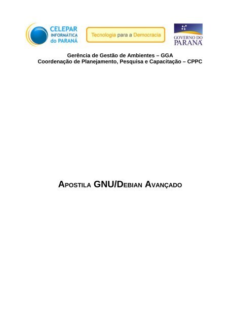 APOSTILA GNU/DEBIAN AVANÇADO - Gerds