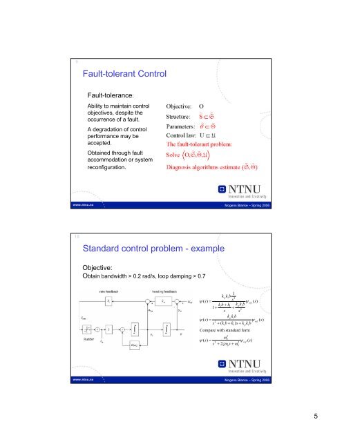 Diagnosis and FTC by Prof. Blanke [pdf] - NTNU