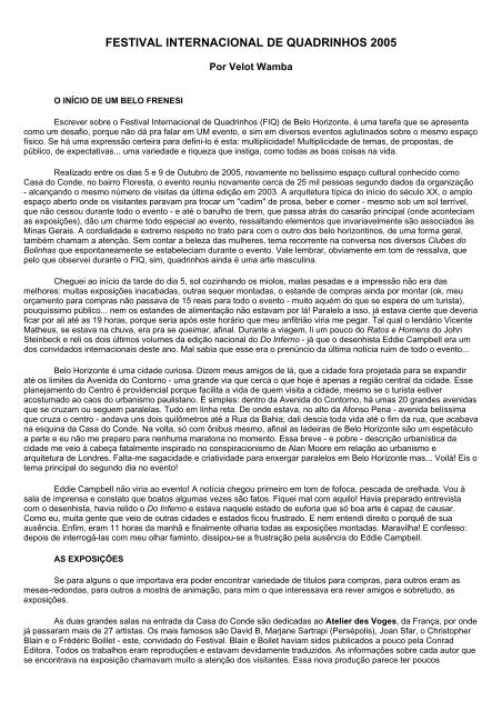 veja o texto completo em formato PDF - Casa 21