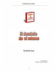 El dominio de sí mismo. Emile Coue - Fundacion Alpe Acondroplasia