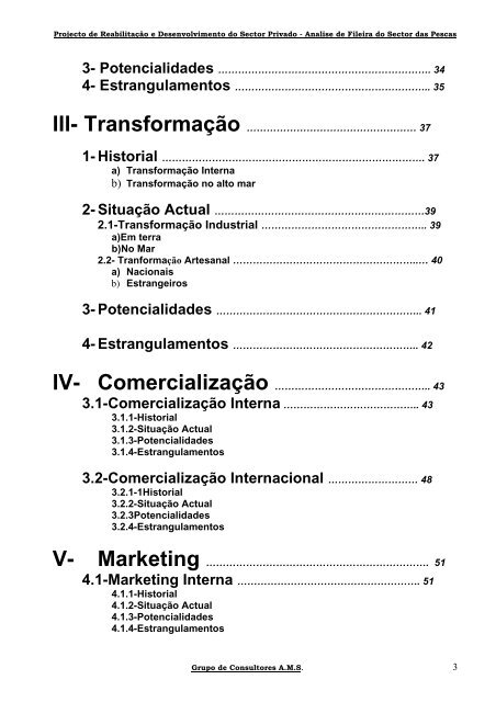 Projecto de Reabilitação e Desenvolvimento do ... - Le Hub Rural