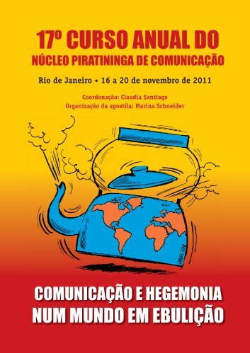 Apostila 17º Curso Anual.indd - Núcleo Piratininga de Comunicação