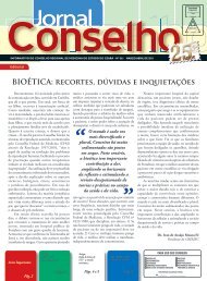 BIOÉTICA: recortes, dúvidas e inquietações - CREMEC