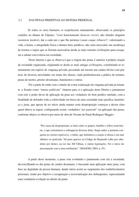 O SISTEMA PRISIONAL E A LEI DE EXECUÇÃO ... - Monografias.com