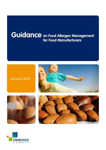Guidance on Food Allergen Management for Food Manufacturers