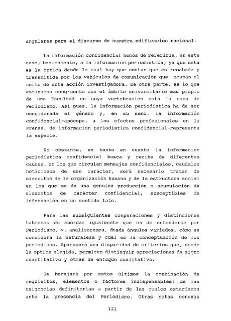 fenomenologia de los confidenciales como modalidad del periodismo