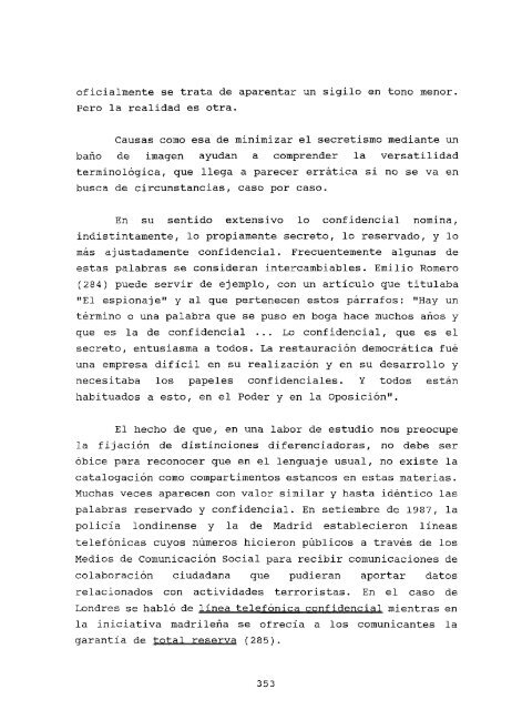 fenomenologia de los confidenciales como modalidad del periodismo