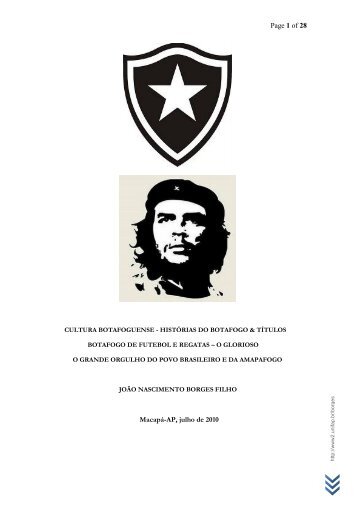 Cultura Botafoguense & Histórias do BotaFogo e Títulos - Unifap