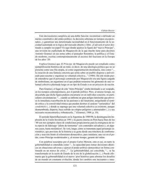 Maquiavelo, Schmitt, Gramsci y el “decisionismo” de los ... - CLACSO