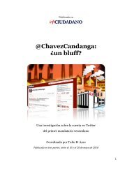 @ChavezCandanga: ¿un bluff? - infoCIUDADANO