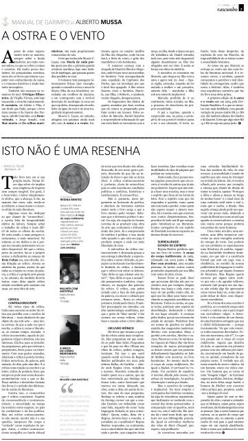 Edição 156 - Jornal Rascunho